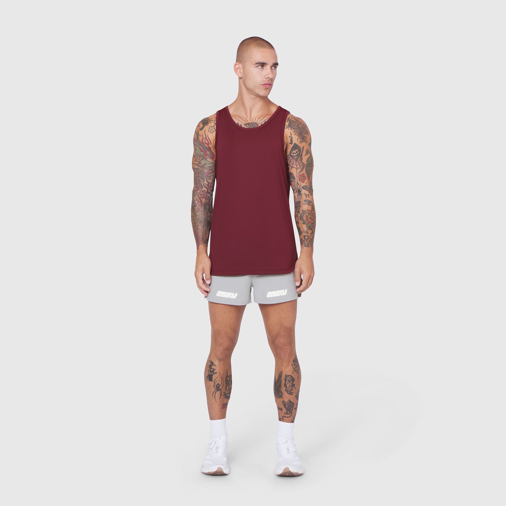 0830. AeroSilver® Tank Top - Crimson