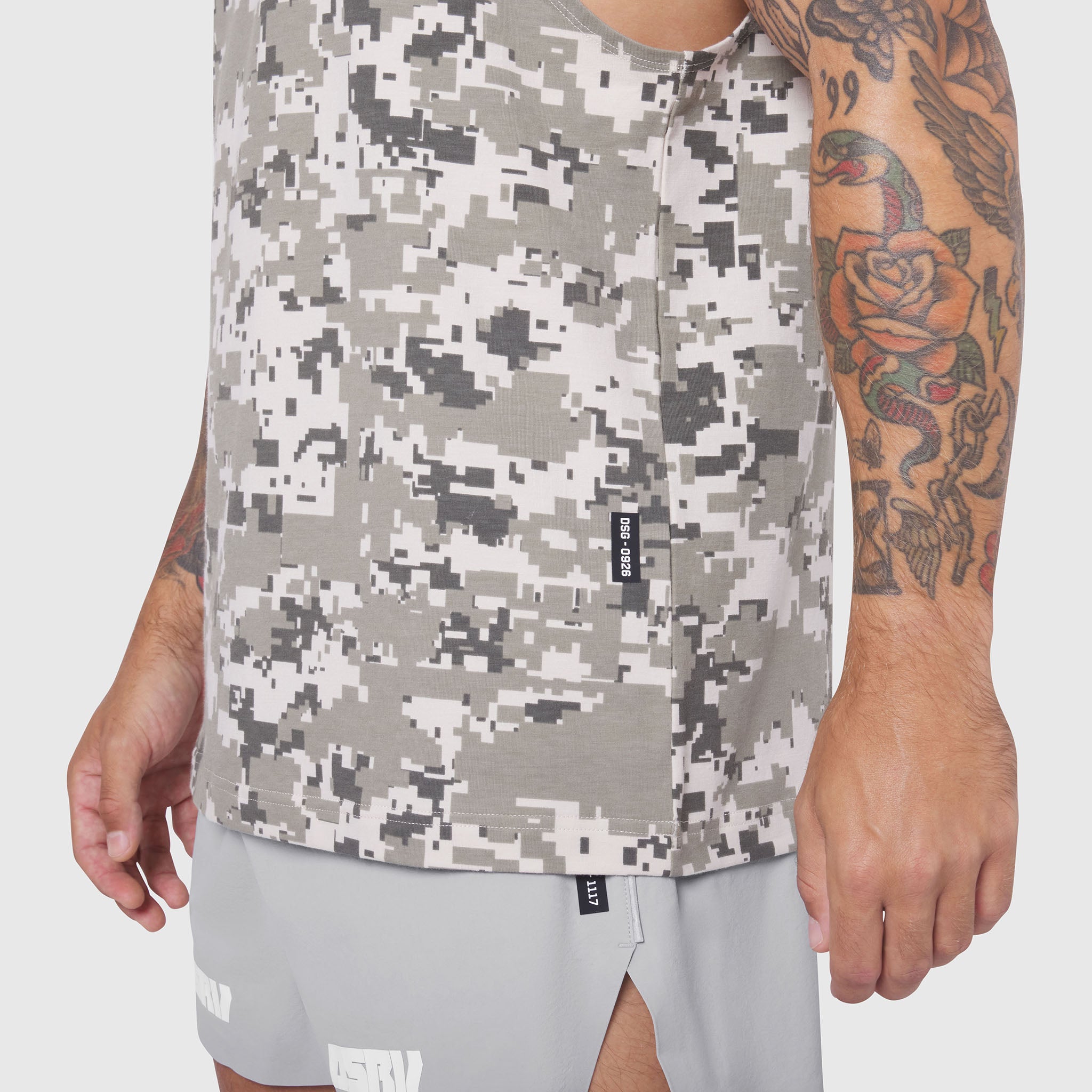0926. Supima® Muscle Tank - Digital Camo