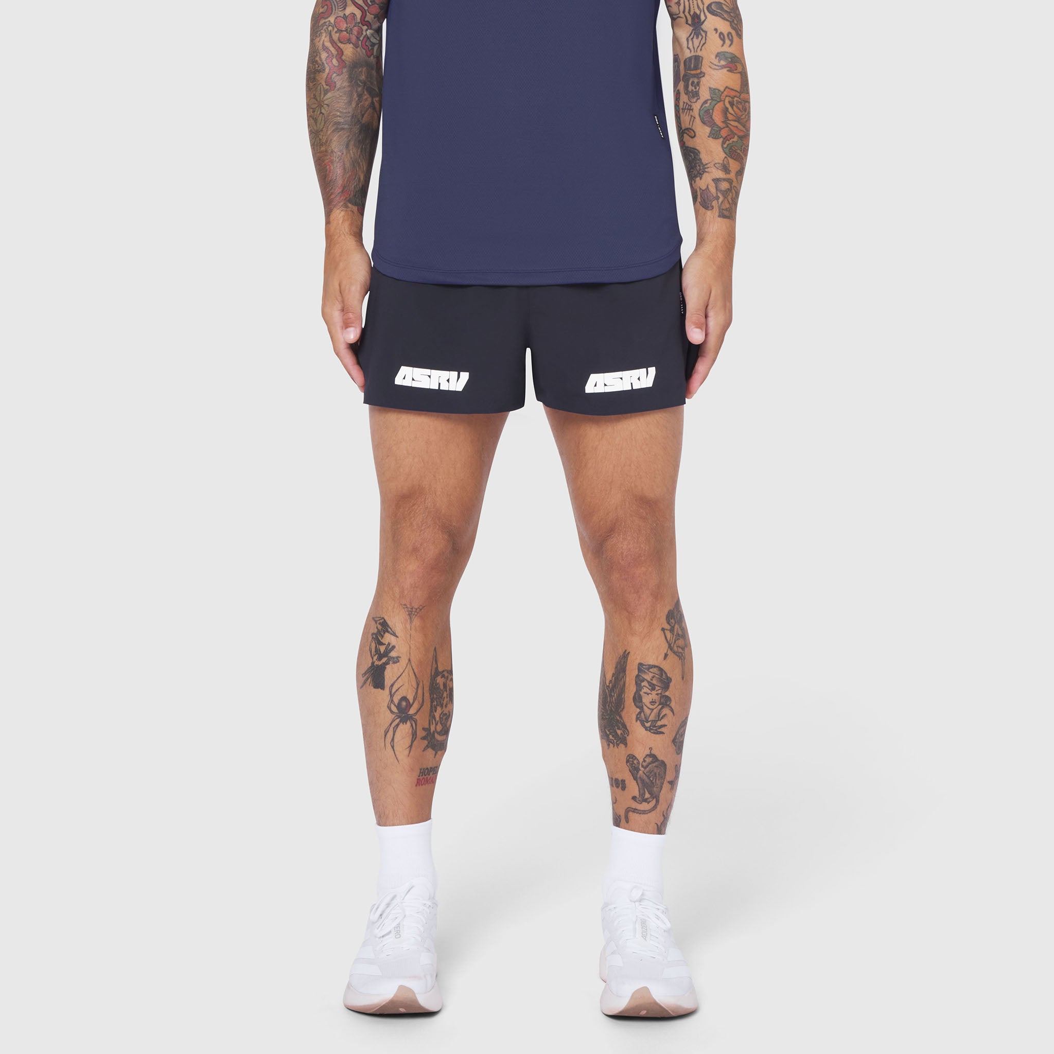 1117. Aerotex™ 3" Distance Short - Navy "Blade"