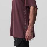 0822. AeroSilver® Oversized Tee - Plum