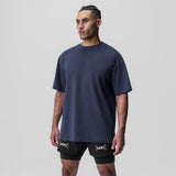 0824. Supima® Oversized Tee - Navy