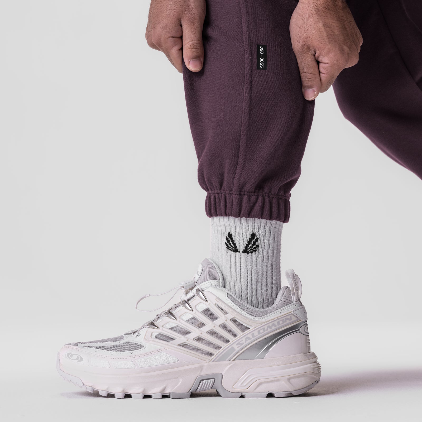 0655. Tech-Terry™ Oversized Sweats - Deep Purple 