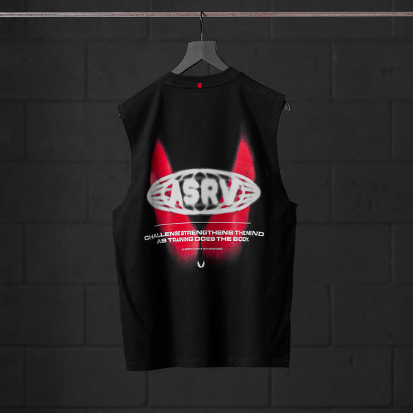 0807. Tech Essential™ Relaxed Cutoff - Black "Ghost Runner"