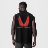 0807. Tech Essential™ Relaxed Cutoff - Black "Ghost Trace"