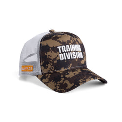 New Era® 9Forty® A-Frame Trucker Hat - Brown Digital/White 