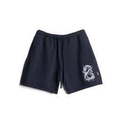0578. LE Cotton Shorts - Navy "Dragon"