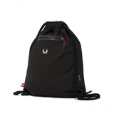 1084. Antibacterial Mesh Drawstring Bag - Black