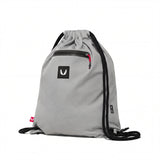 1084. Antibacterial Mesh Drawstring Bag - Slate Grey