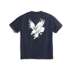 0576. LE Cotton Tee - Navy "Eagle"