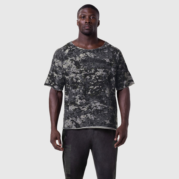 1114. Vintage Raw Hem Pump Cover - Pixel Camo