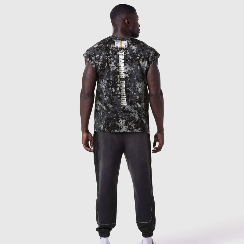 1115. Tech Essential™ Cap Shoulder Cutoff - Pixel Camo
