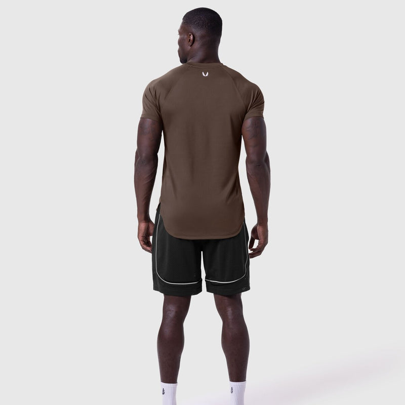 0660. AeroSilver® Established Tee - Dark Earth "Blade"