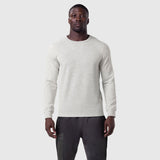 1112. Waffle Knit Longsleeve - Heather Grey