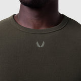 1112. Waffle Knit Longsleeve - Olive