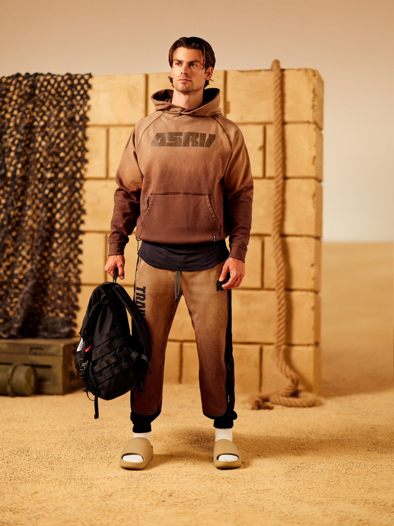 1120. Tech-Terry™ Mesh Panel Sweats - Heather Grey "Blade TD"