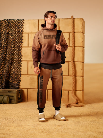 1121. Tech-Terry™ Training Hoodie - Dark Earth Sun Fade 