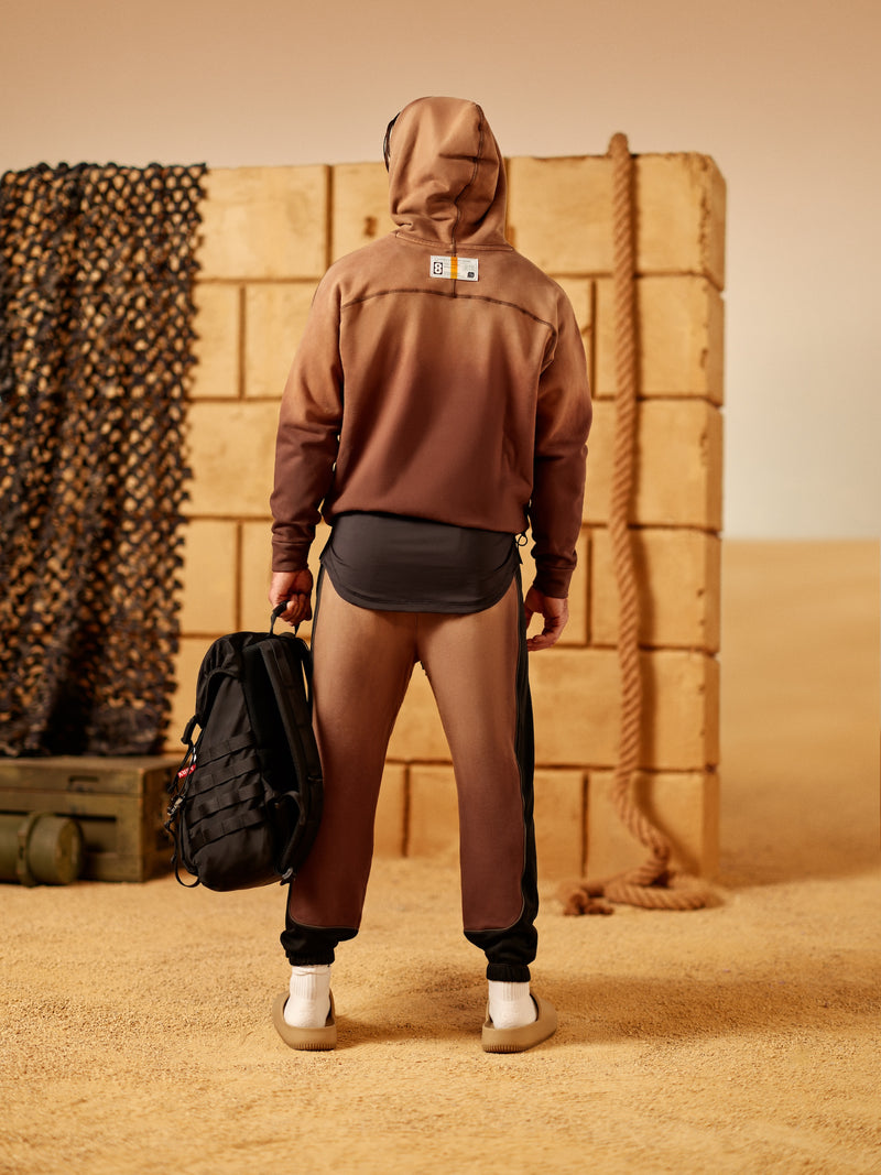 1120. Tech-Terry™ Mesh Panel Sweats - Heather Grey "Blade TD"