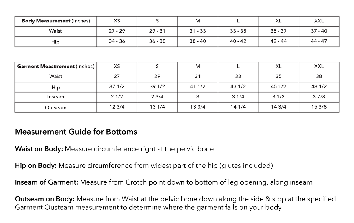 Size guide