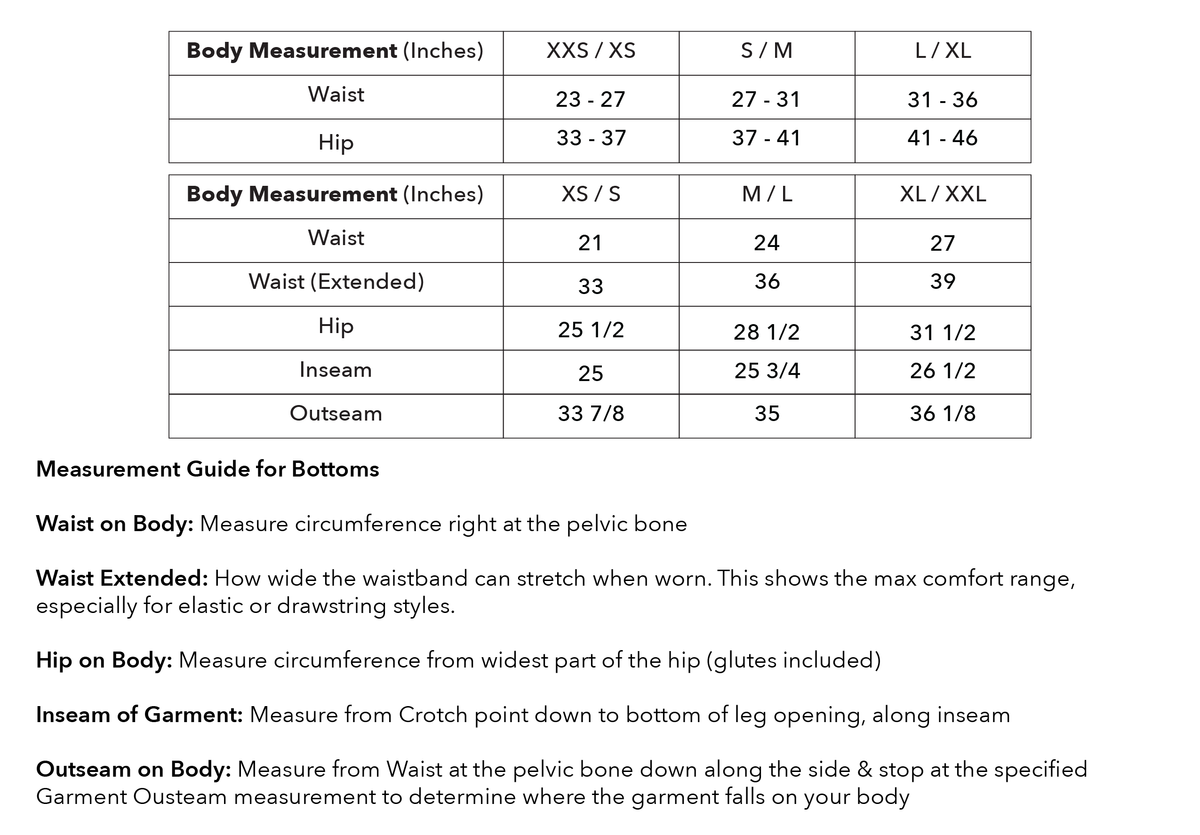Size guide