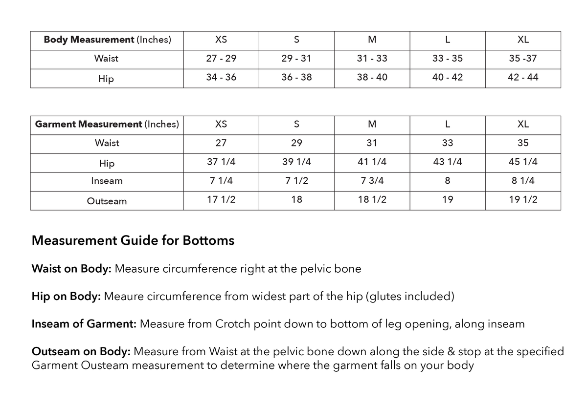 Size guide
