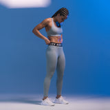 W071. LYCRA® Ribbed Legging - Light Sky