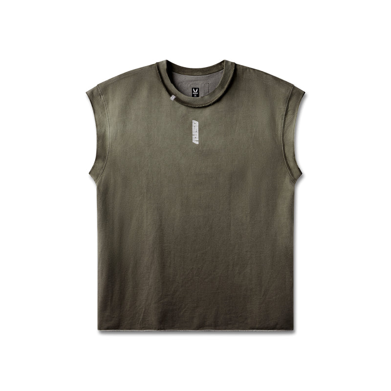 1115. Tech Essential™ Cap Shoulder Cutoff - Olive Sun Fade – ASRV