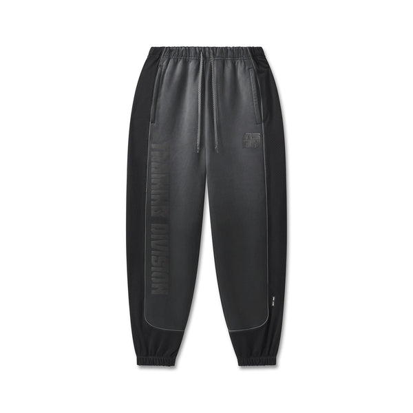 1120. Tech-Terry™ Mesh Panel Sweats - Black "Blade TD"