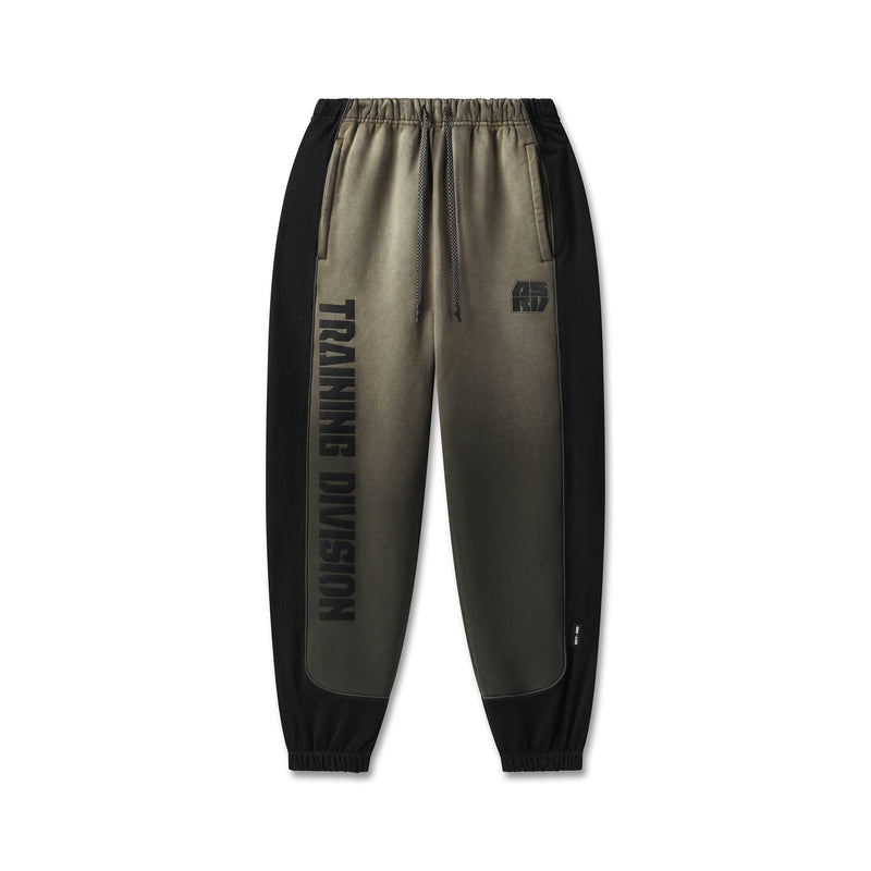 1120. Tech-Terry™ Mesh Panel Sweats - Olive "Blade TD"
