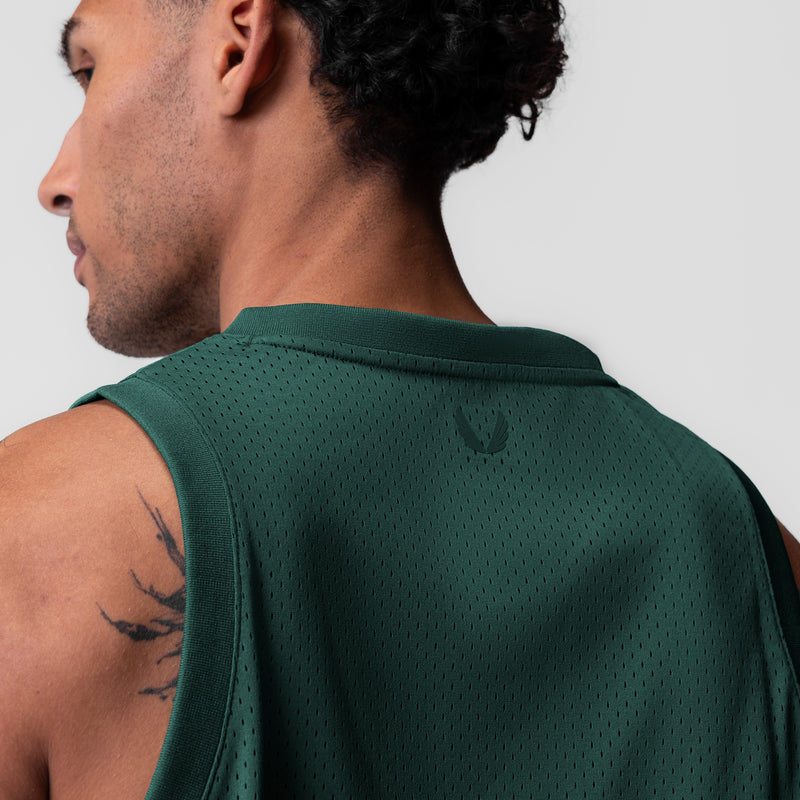 0990. Ion-Mesh Basketball Jersey - Forest Green