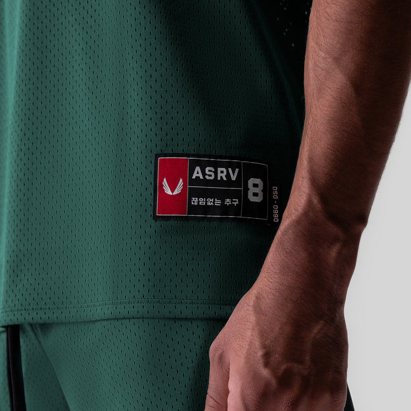 0990. Ion-Mesh Basketball Jersey - Forest Green