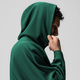 1019. Deltapeak® Oversized Hoodie - Forest Green