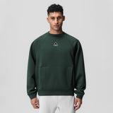 1020. Dri-Core™ Oversized Crewneck - Forest Green