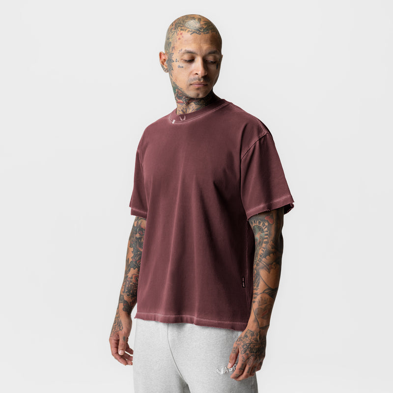 0797. Tech Essential™ Relaxed Tee - Faded Crimson