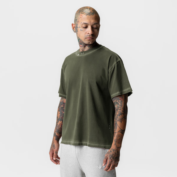 0797. Tech Essential™ Relaxed Tee - Faded Olive