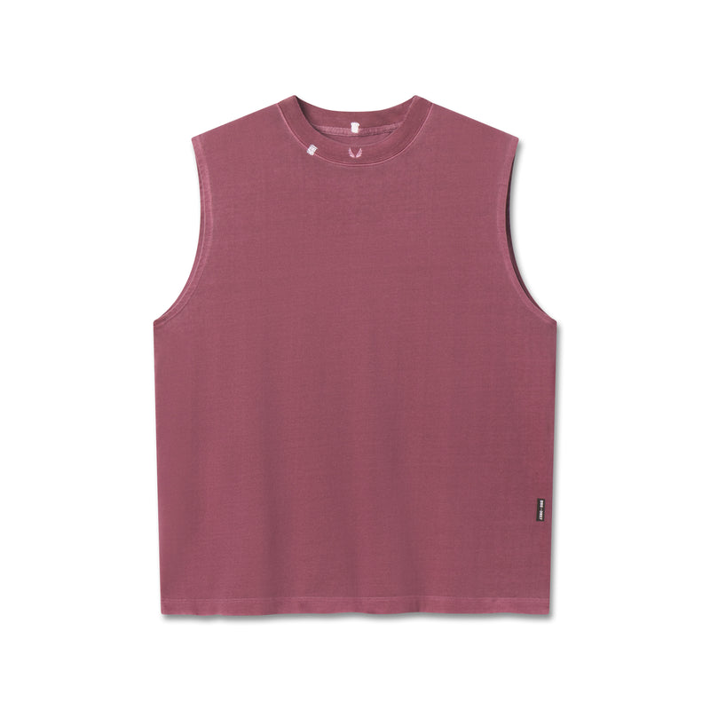 0807. Tech Essential™ Relaxed Cutoff - Faded Crimson
