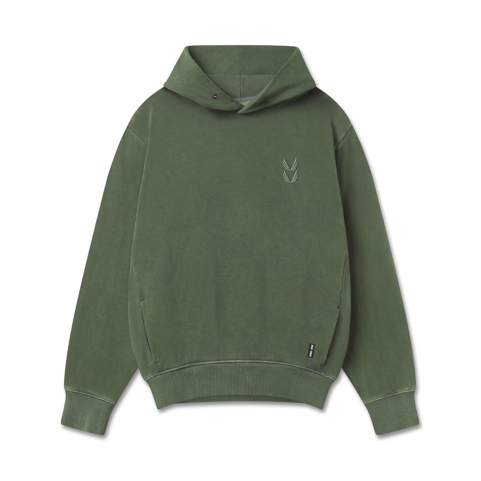 0920. Tech Essential™ Distressed Hoodie - Faded Olive – ASRV
