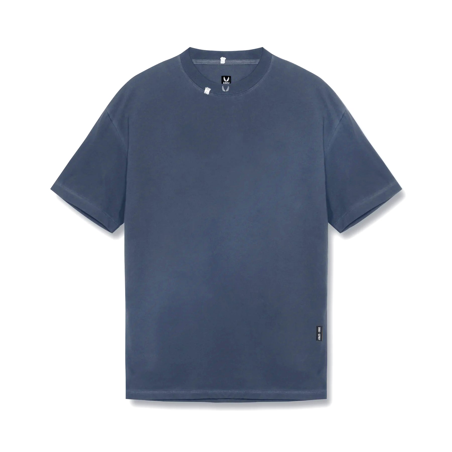 Flatlay of Tech Essential™ Relaxed Tee in faded navy, front view