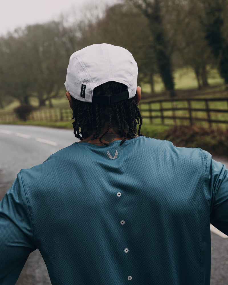0907. AeroSilver® Training Long Sleeve - Slate Grey "Space Bracket"
