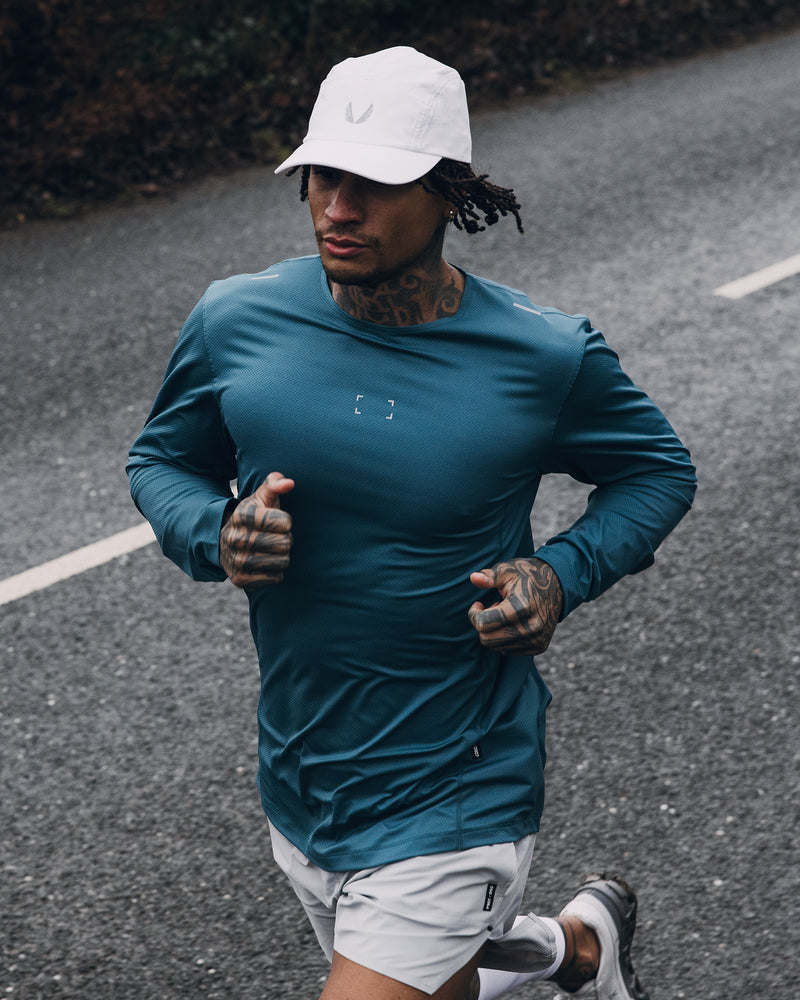 0907. AeroSilver® Training Long Sleeve - Slate Grey "Space Bracket"