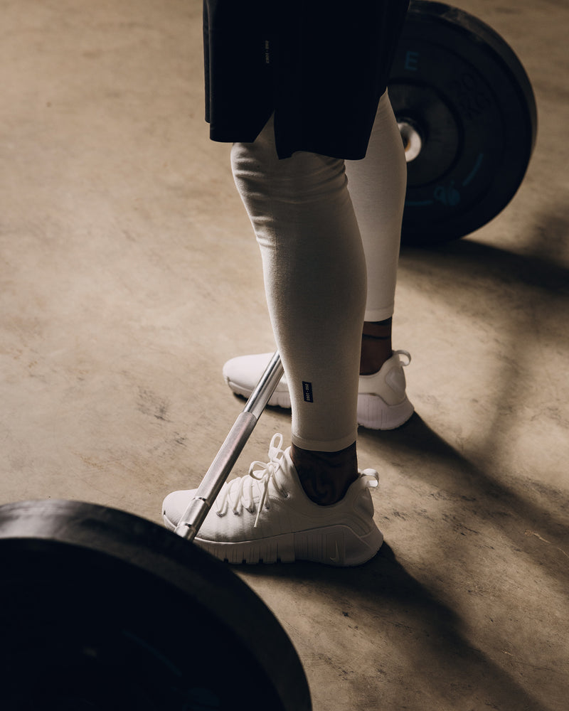 1065. Creora® Cotton Modal Side Pocket Legging - White