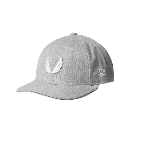 New Era 59Fifty Low Profile Hat - Heather Grey/White “Wings” – ASRV