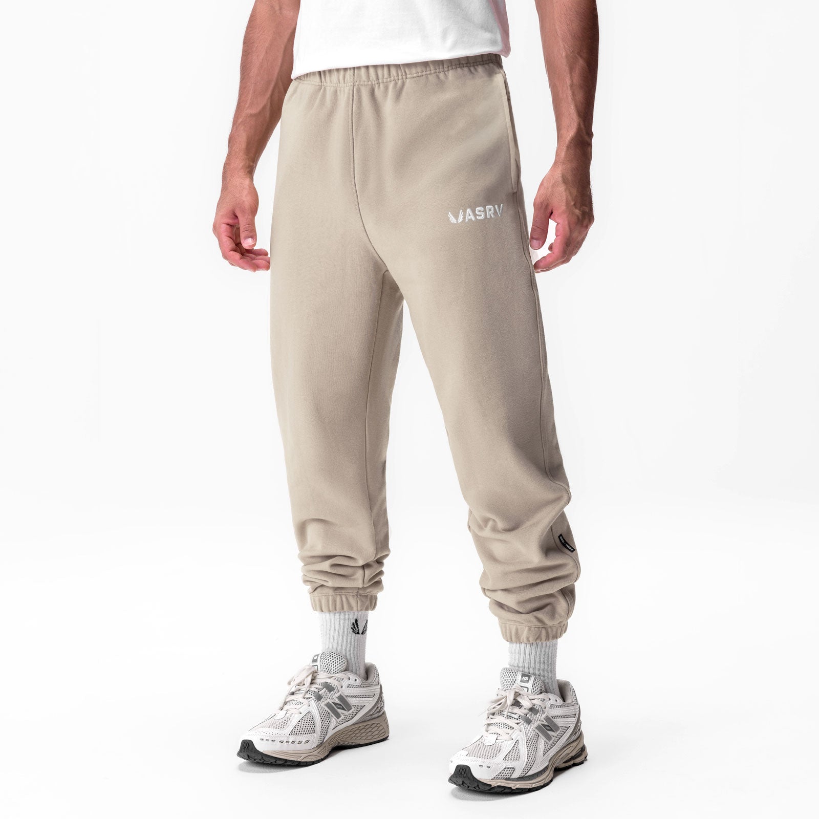 0655. Tech Terry Oversized Sweats Sand Smoke ASRV