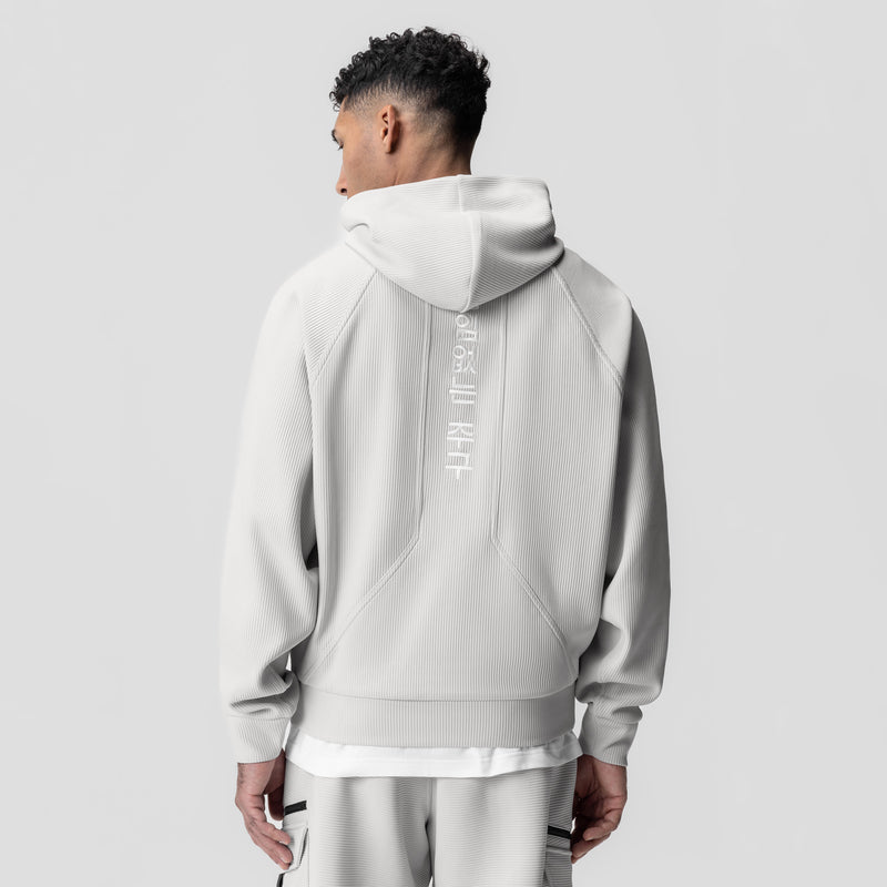 1019. Deltapeak® Oversized Hoodie - Light Grey