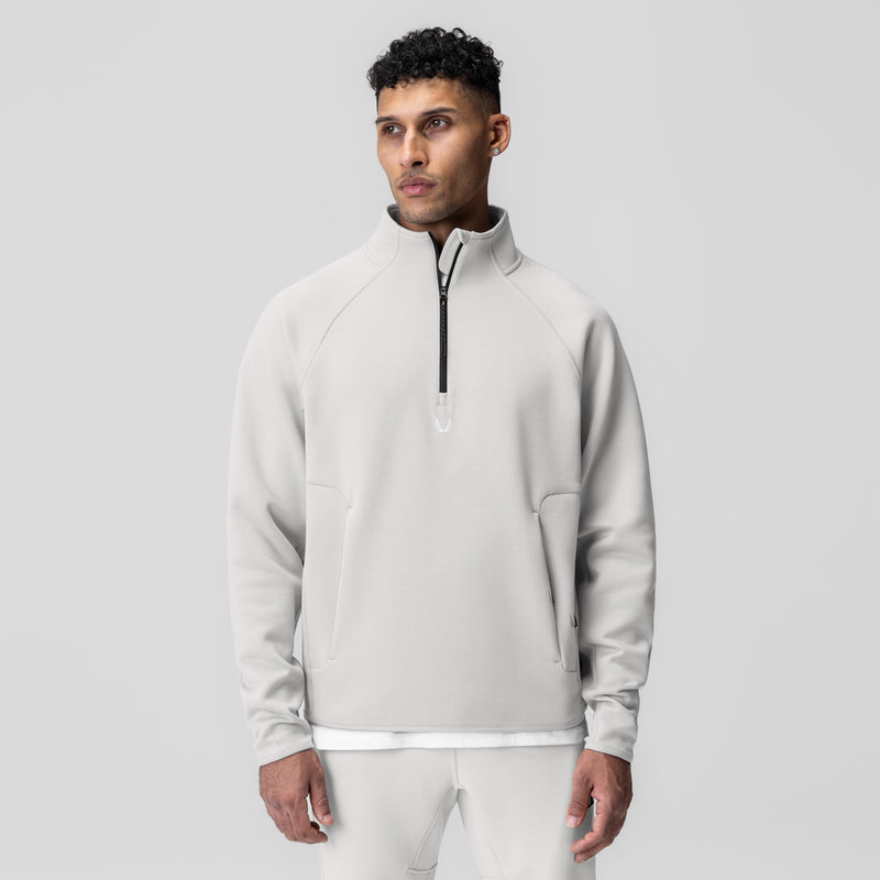 1021. Dri-Core™ Quarter Zip - Light Grey