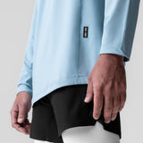 0907. AeroSilver® Training Long Sleeve - Light Sky "Space Bracket"