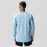 0907. AeroSilver® Training Long Sleeve - Light Sky "Space Bracket"