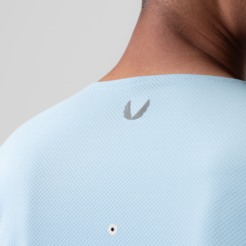 0907. AeroSilver® Training Long Sleeve - Light Sky "Space Bracket"