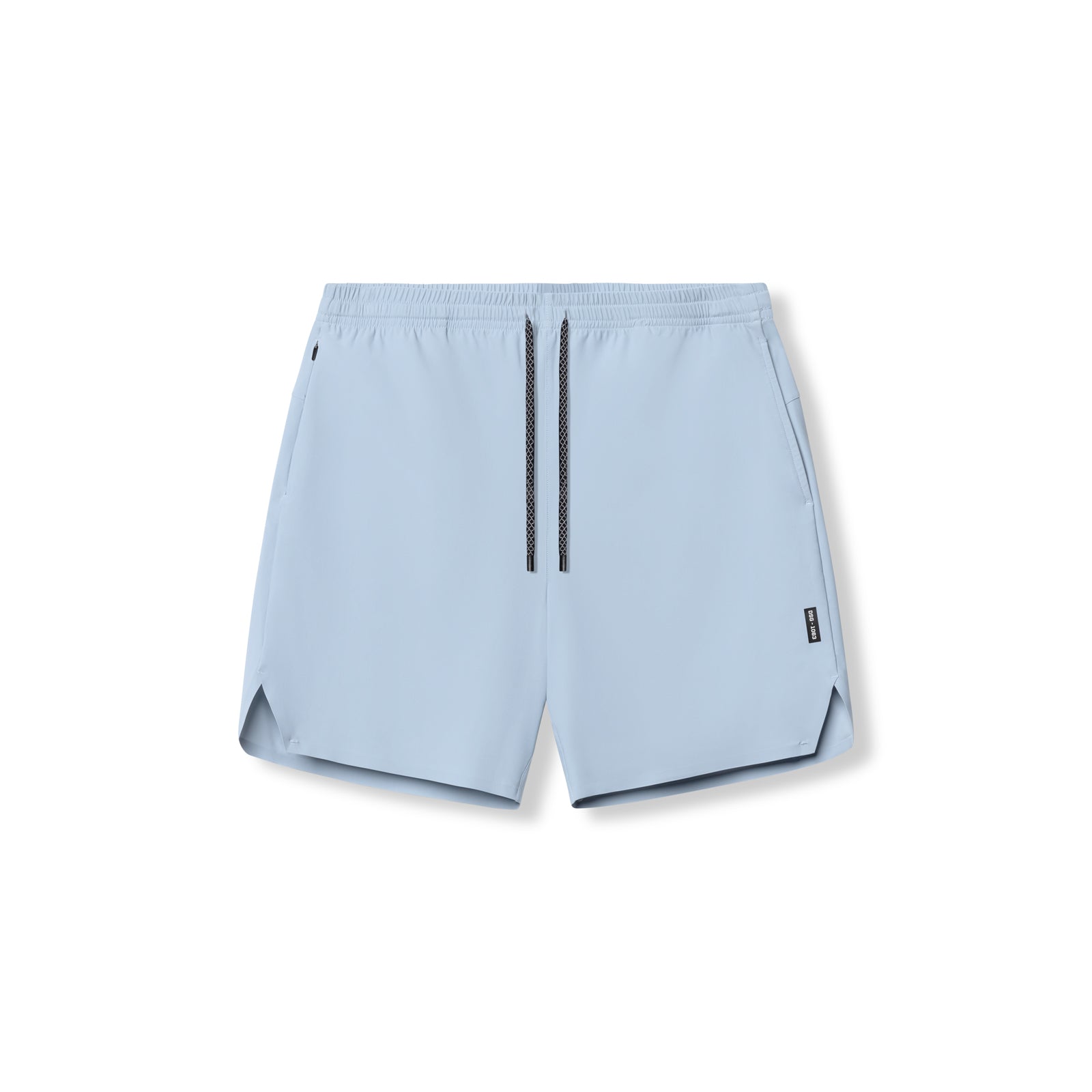 Flatlay of Revolutional Field Short in light sky blue, front view