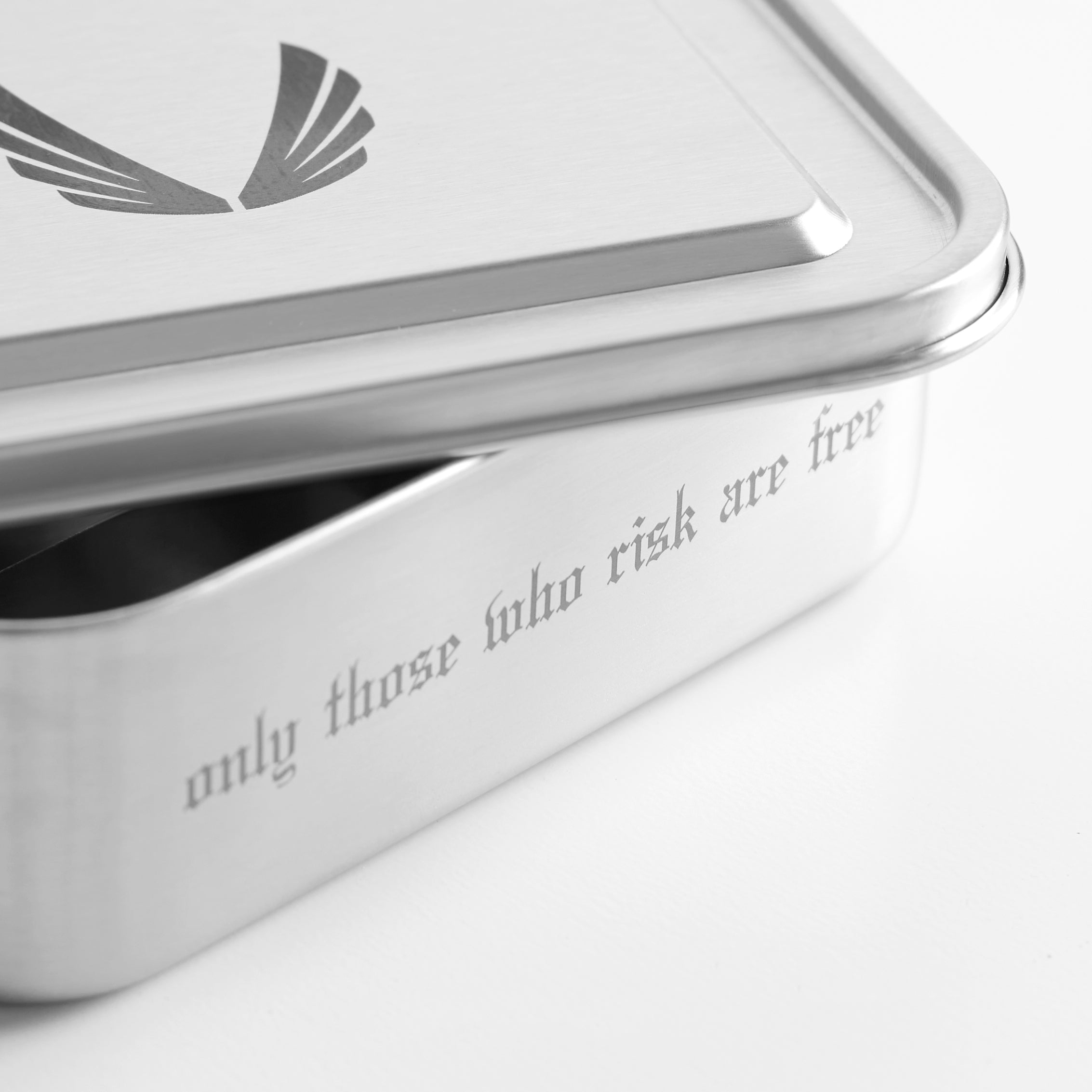 ASRV x SIGG Gemstone Box stainless steel container with lid, top view