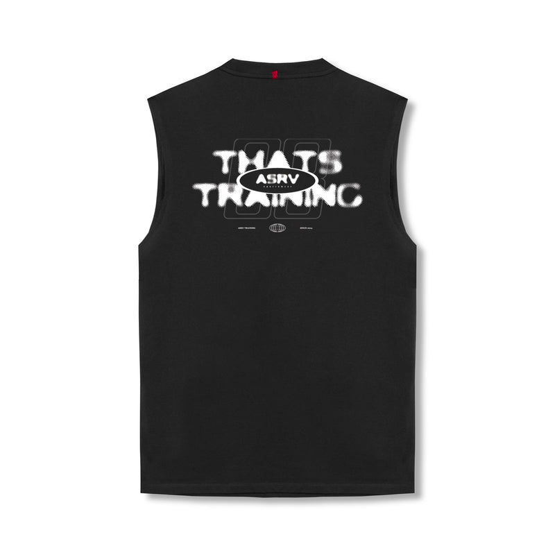 0807. LE Tech Essential™ Relaxed Cutoff - Black "THAT'S TRAINING"
